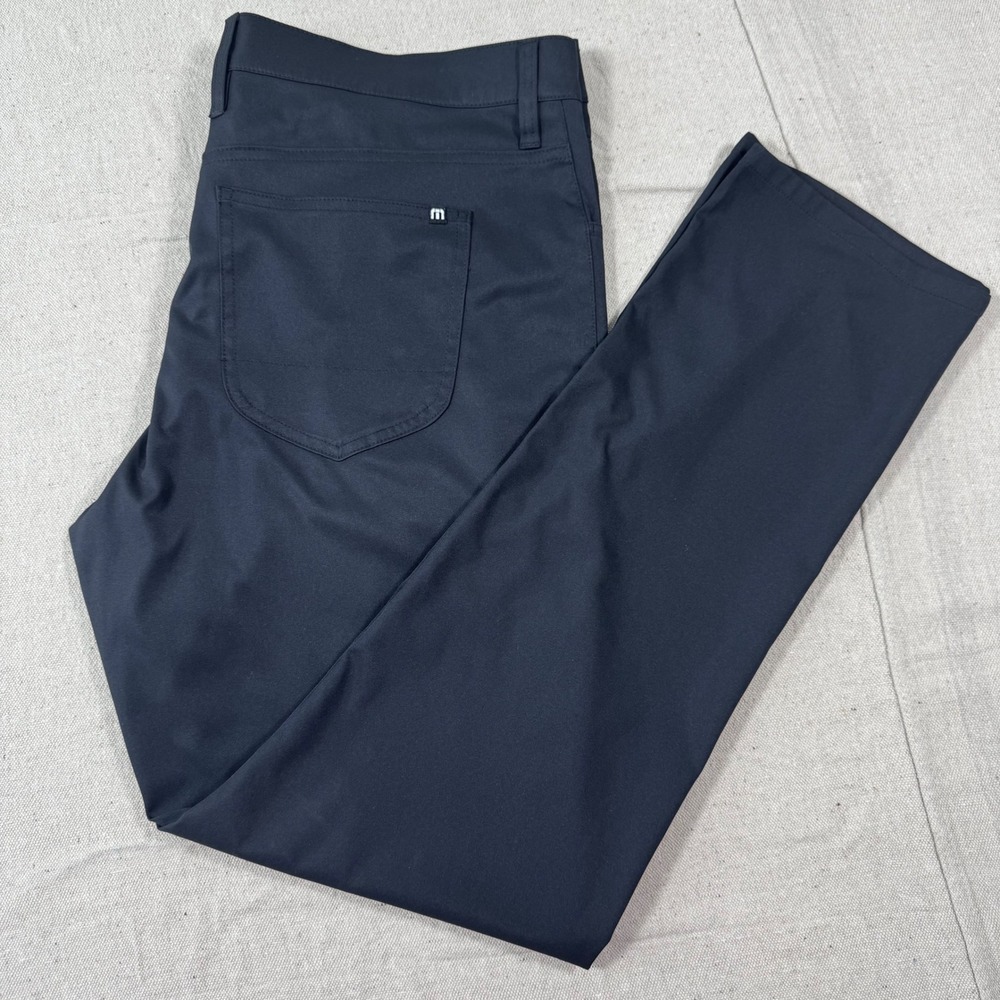 TravisMathew Open To Close Pants Mens 36 Black Performance Golf 1MT435